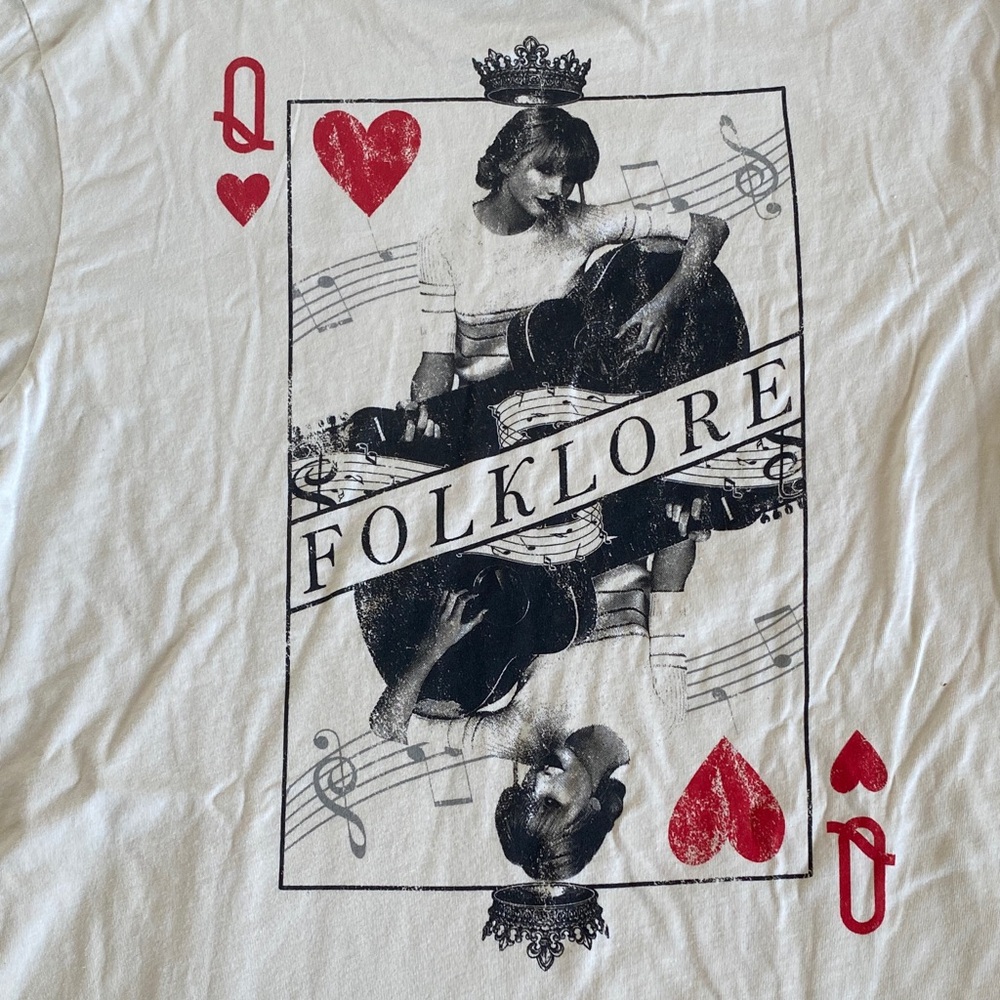 NWT Taylor Swift Folklore Graphic T-Shirt